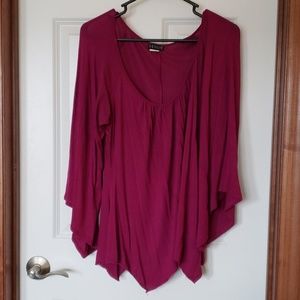 Magenta large Venus blouse